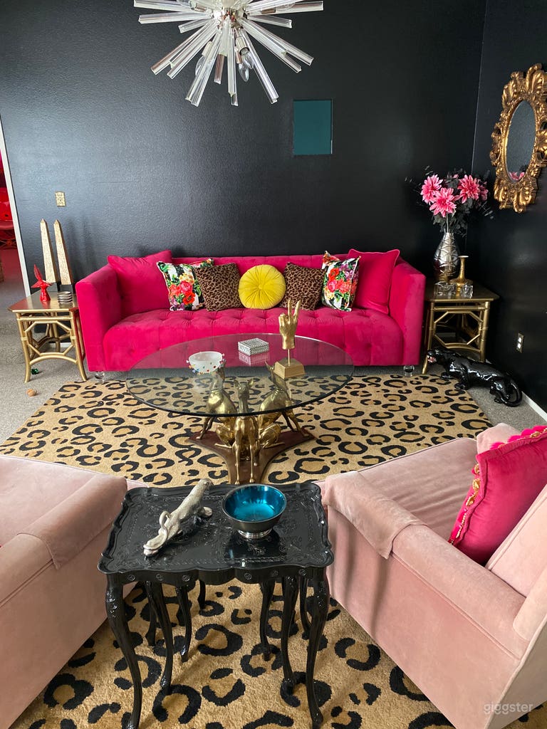  The Pink Palace Mid Mod Meets Hollywood Regency 