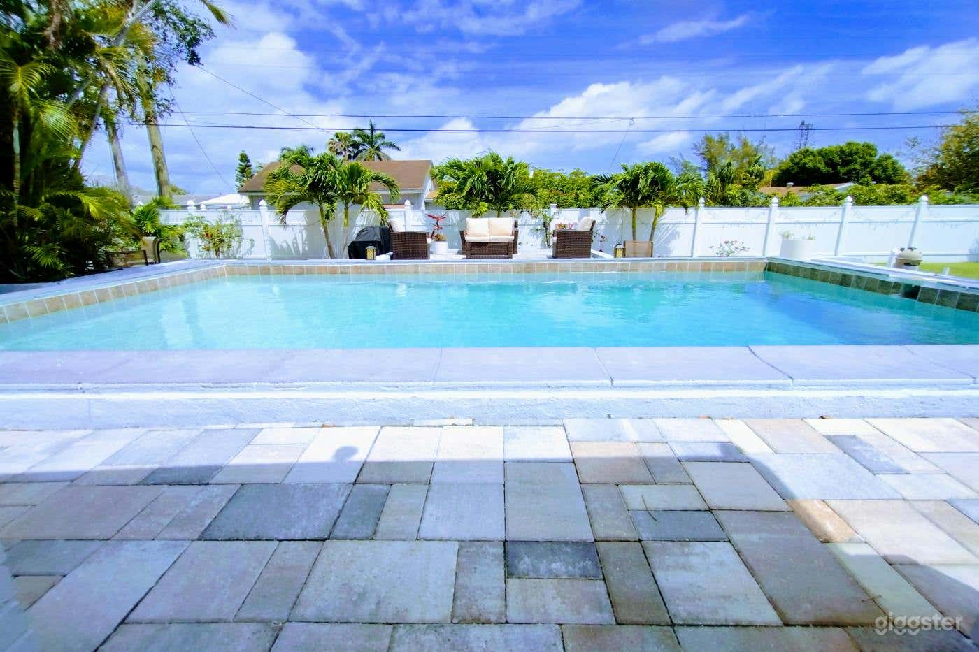 Stylsh Pool and Luxuriant Backyard Retreat Photo 3