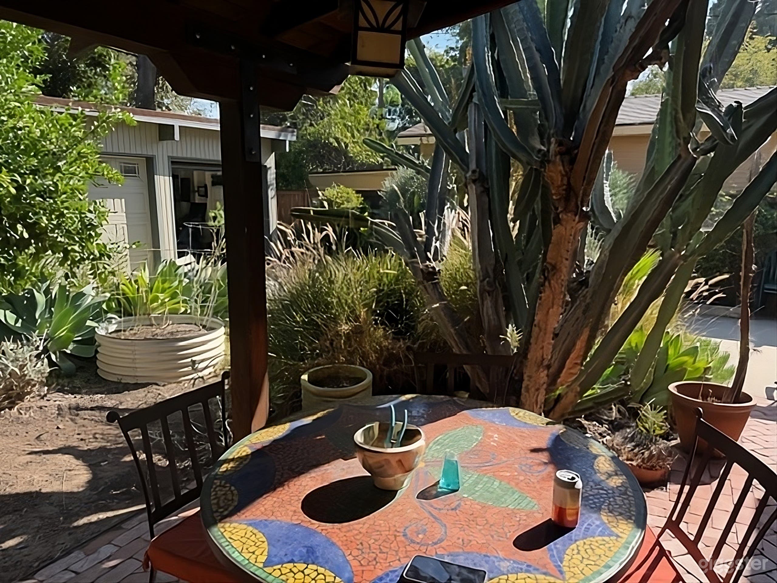 Eclectic Private Backyard Photo 1