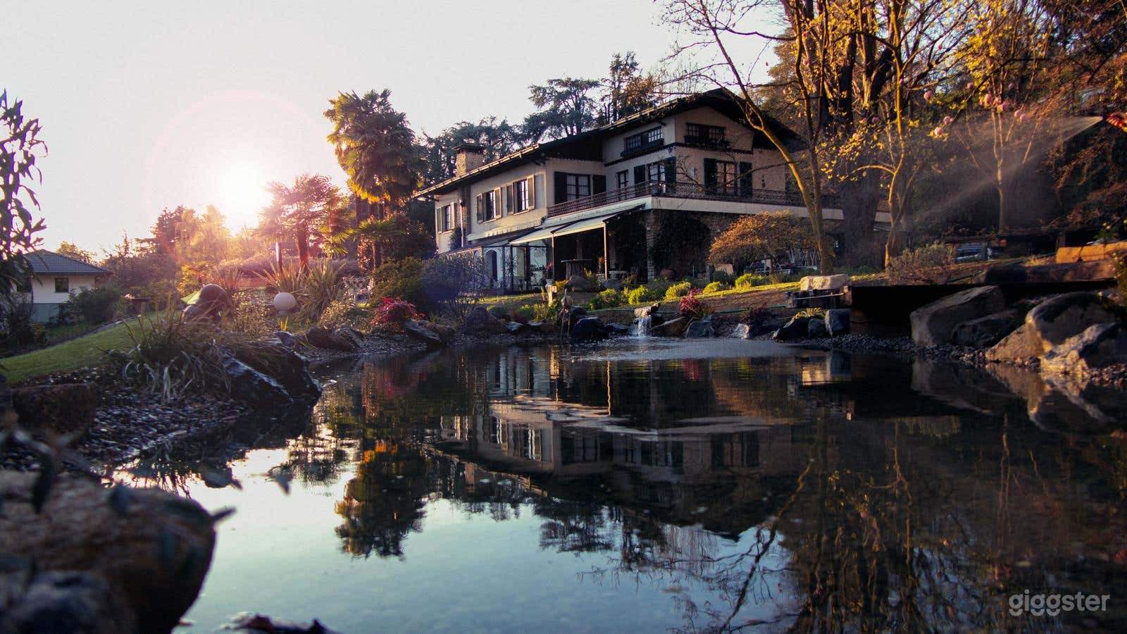 Foto di Villa in Campagna Italiana con Piscina, Stagno 26 Parco 1