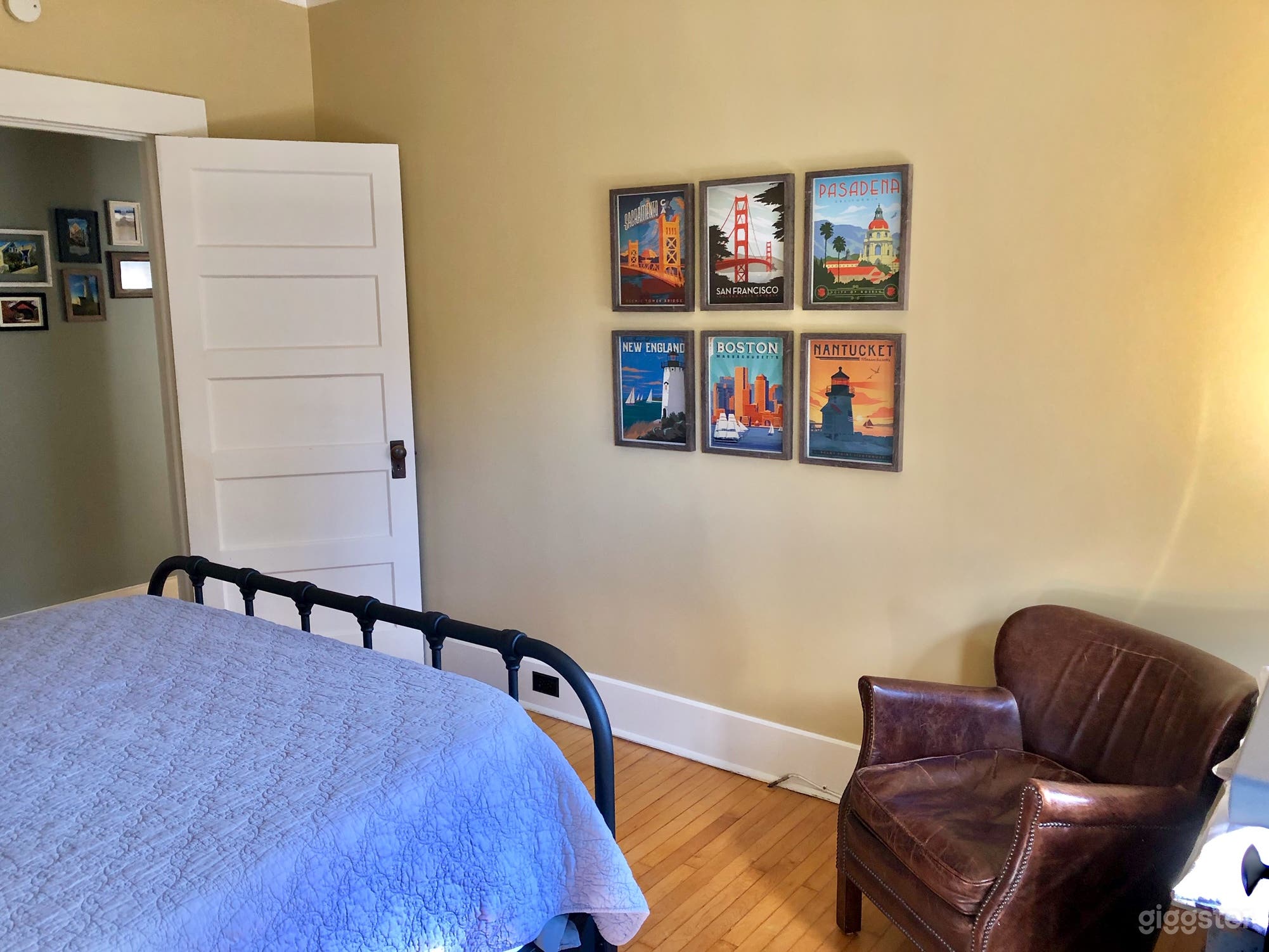 well appointed bedrooms, two original windows in each