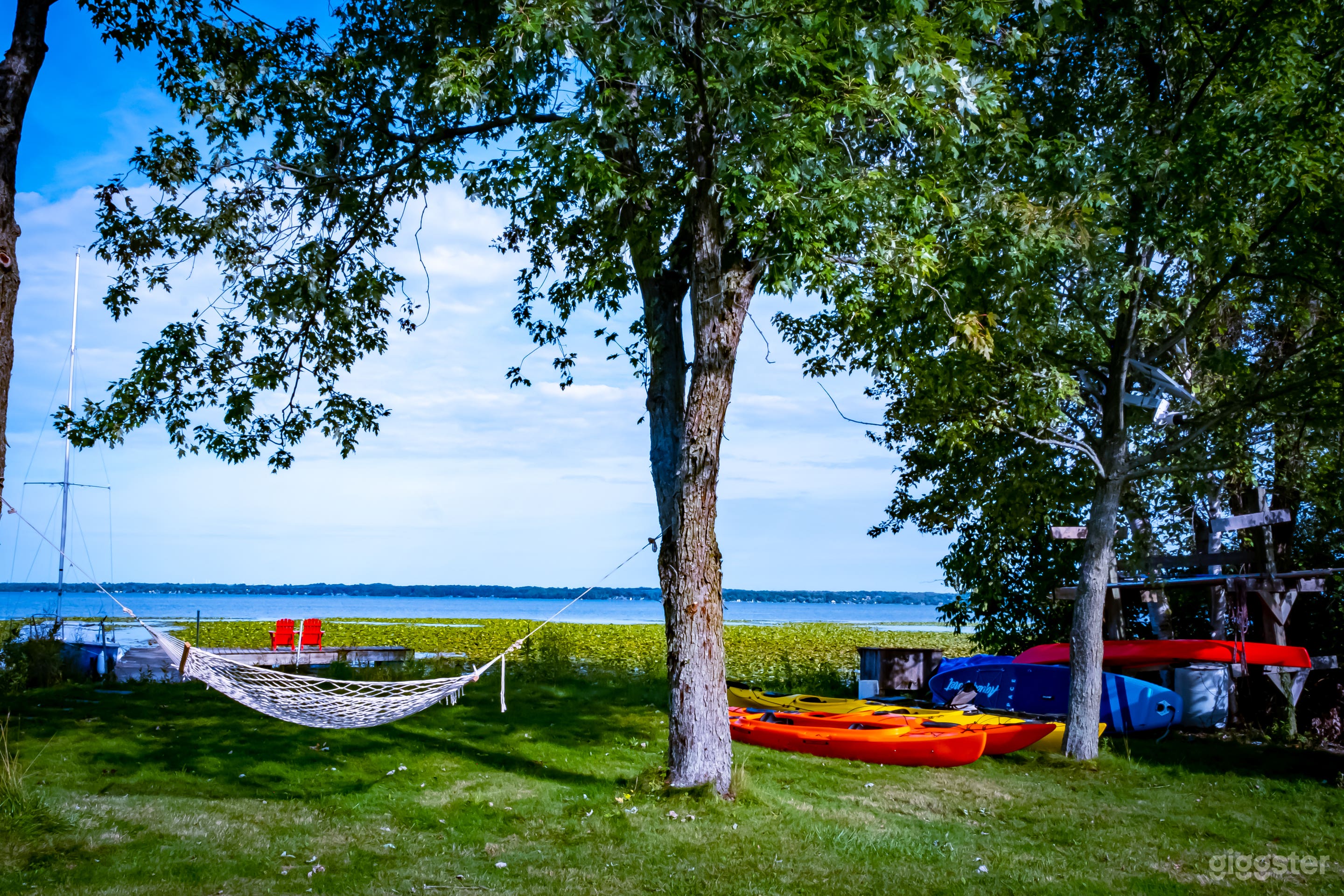 Lake shore with 280’ waterfront