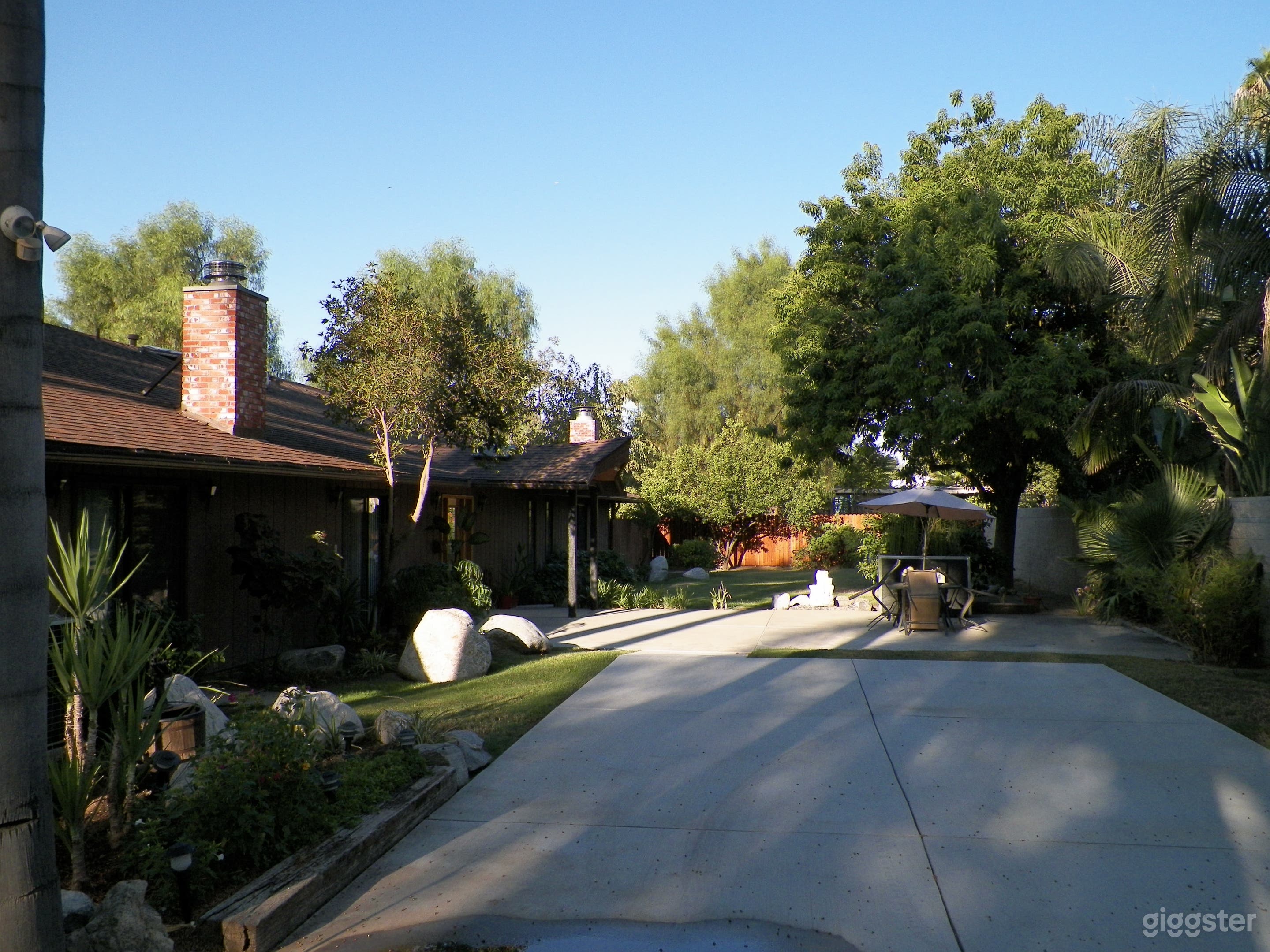 Front of ranch style house