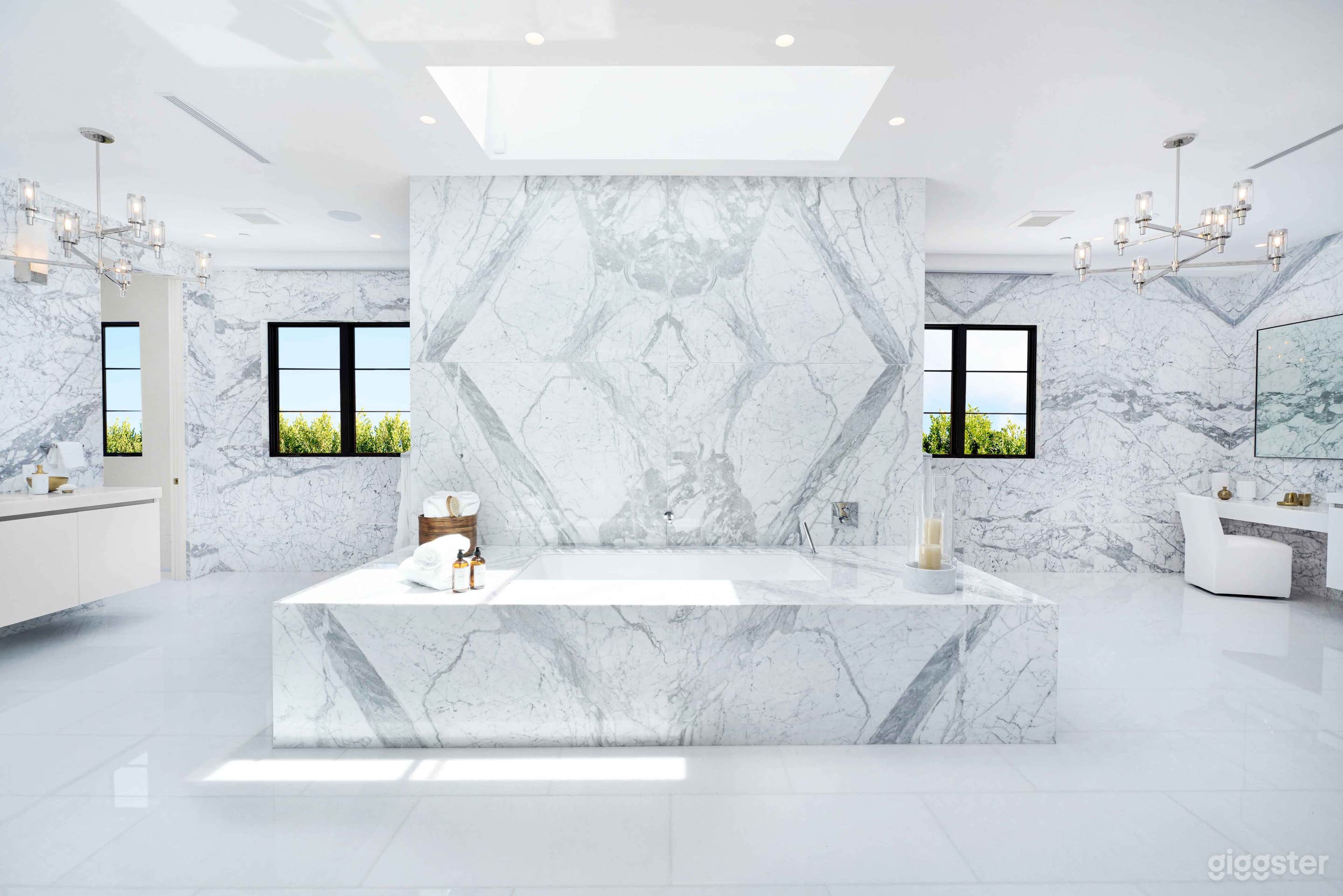 Villa Colette by LuxJB: Modern New Mega Mansion in BH Flats, 92010. Ideal for celebrity shoots, interviews and corporate &amp; team building events.