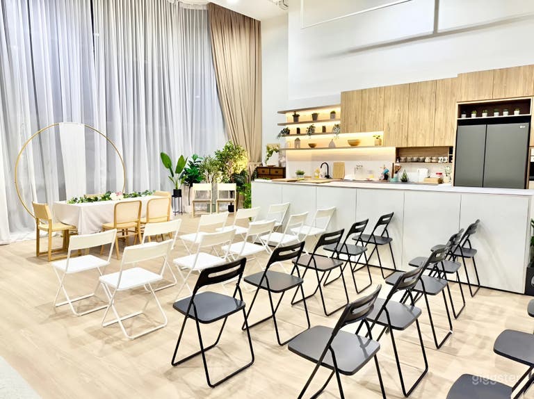  Estudio de Ciclorama, Cocina y Estilo de Vida de 2,500 pies cuadrados en Singapur 