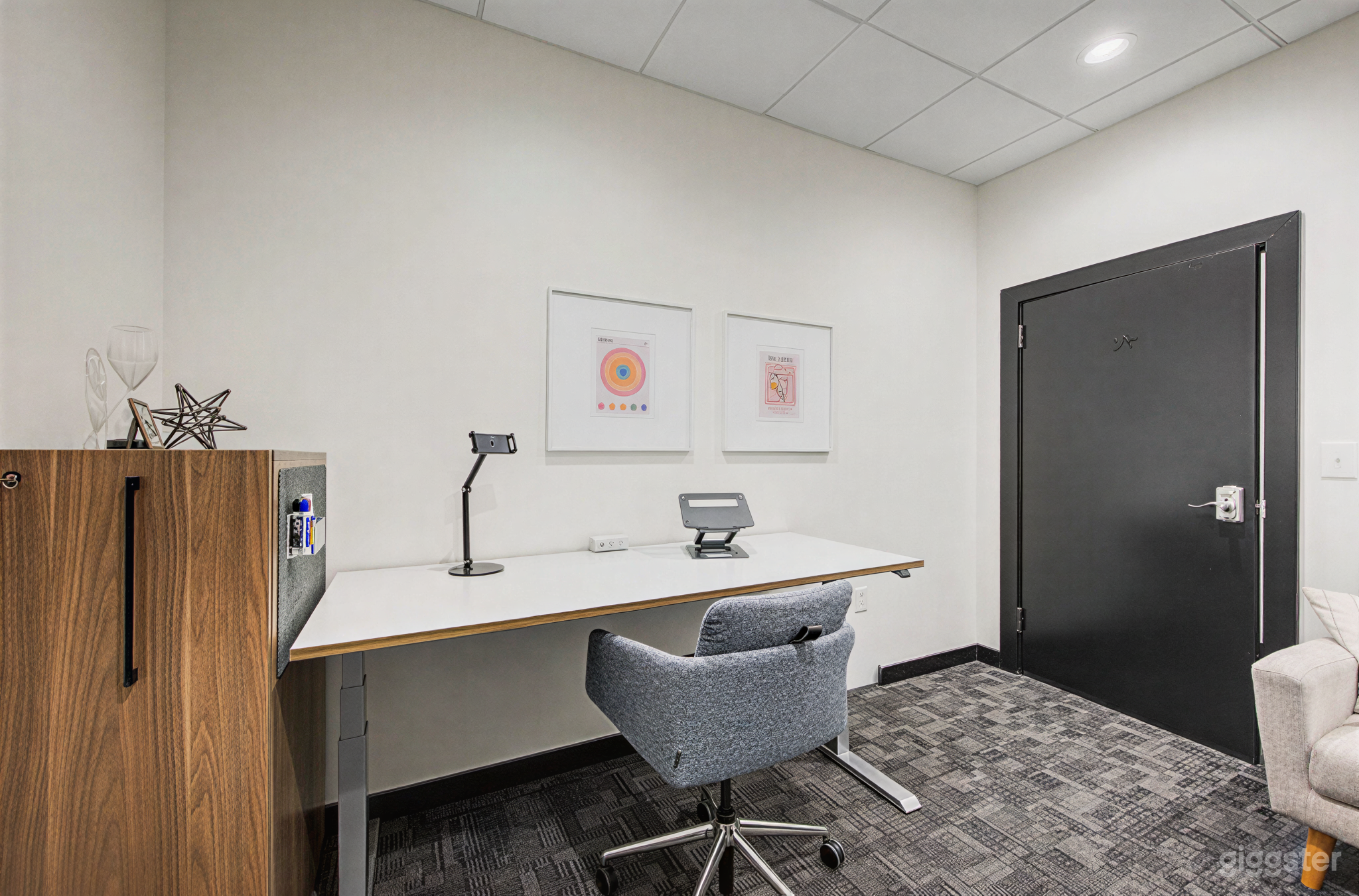 Modern Private Office with Lounge Area & Whiteboard Photo 4