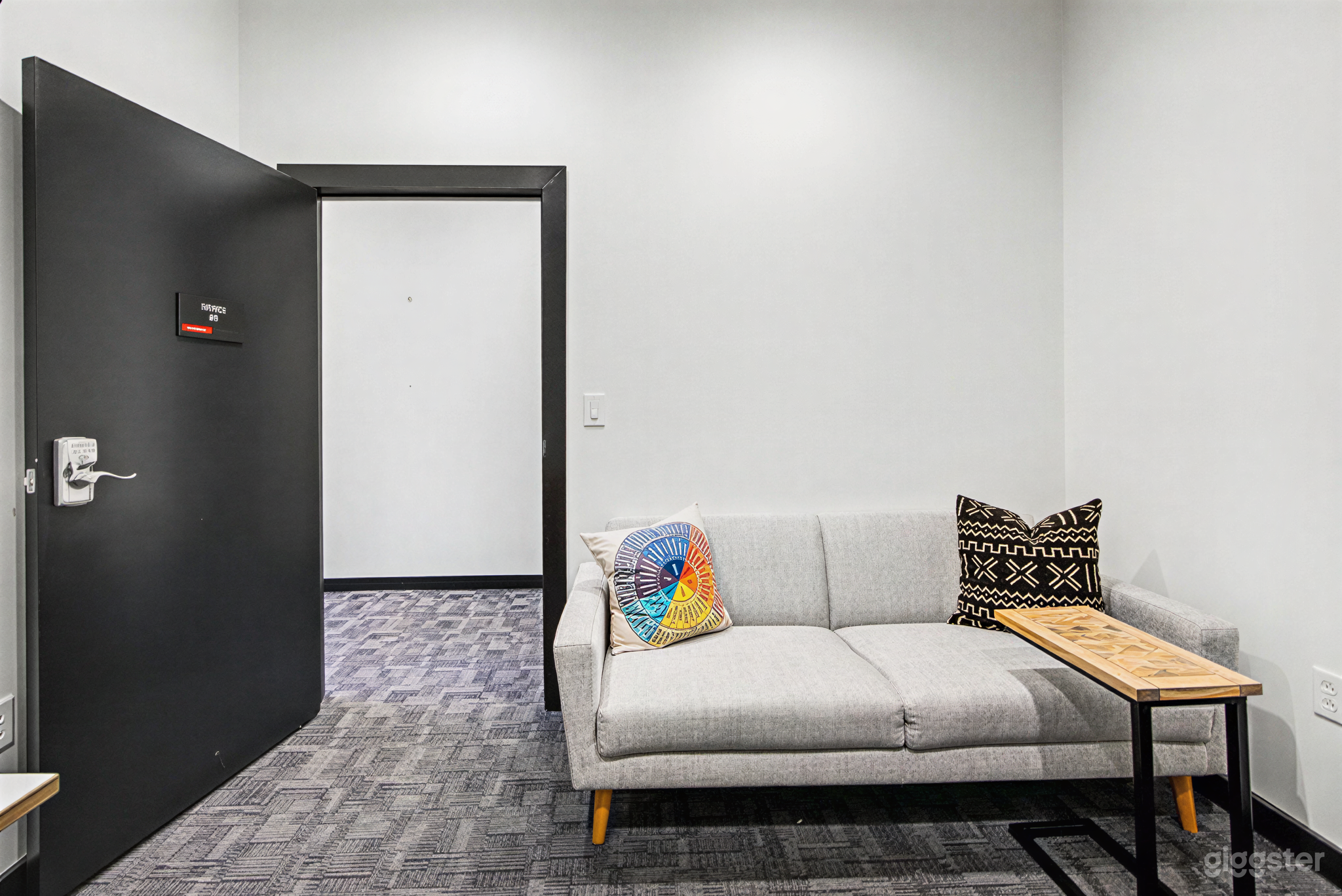 Modern Private Office with Lounge Area & Whiteboard Photo 2