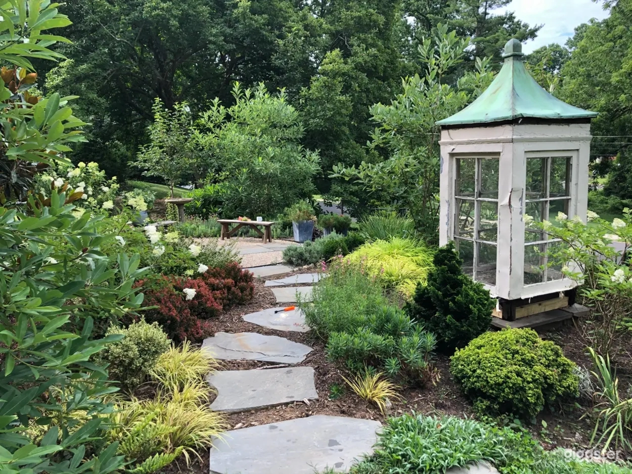 Charming Garden Backyard Photo 1