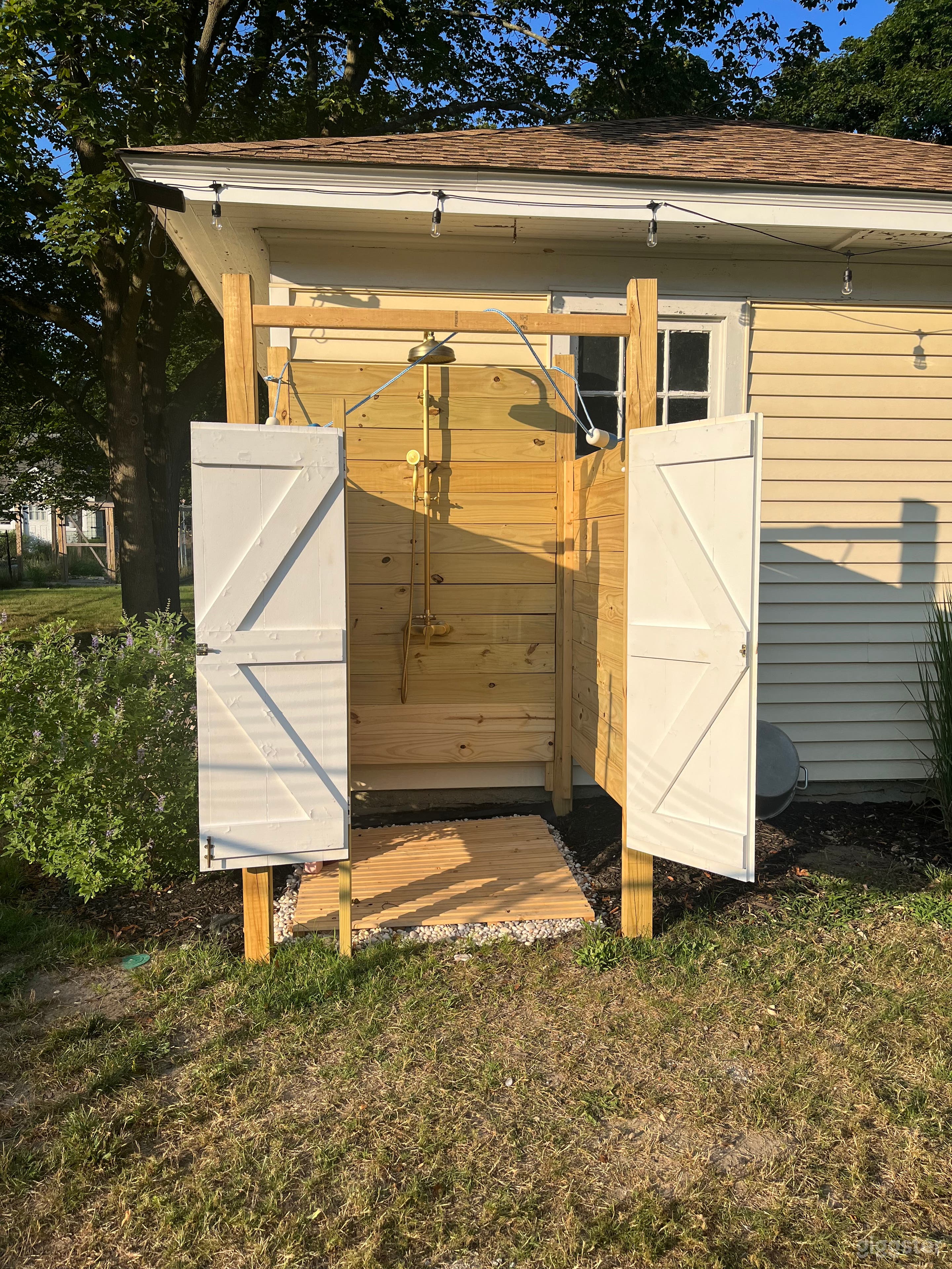 Outdoor shower