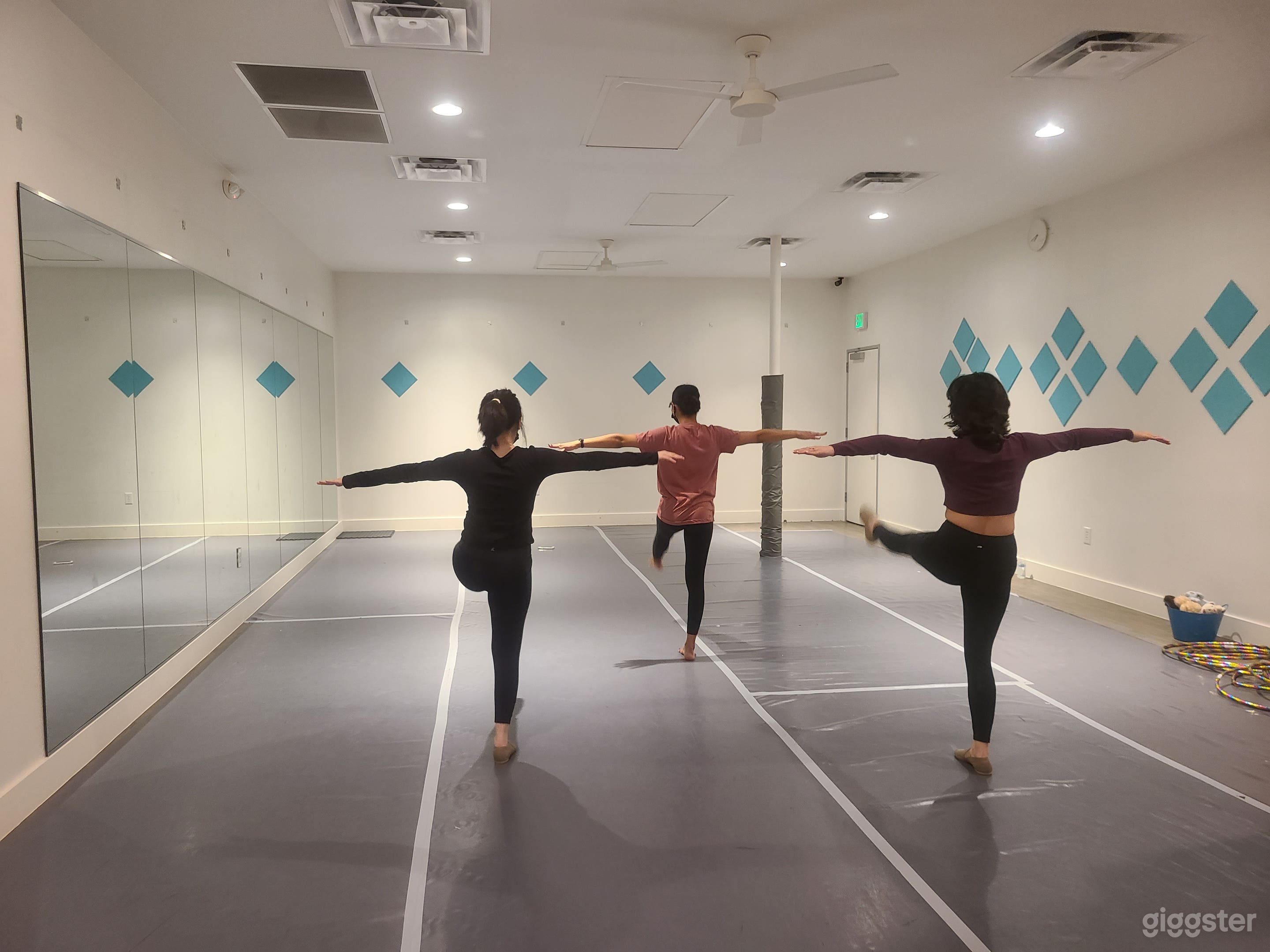 Studio B - approx 56' x 19'