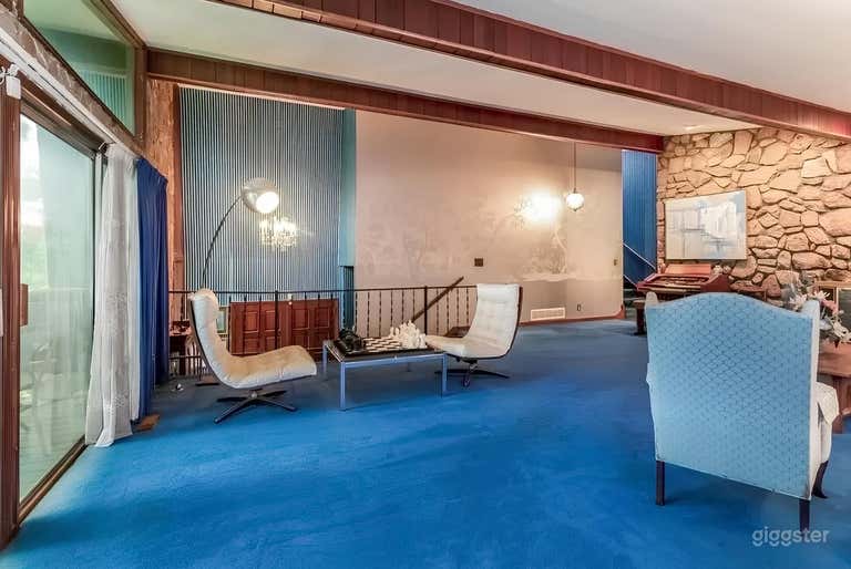  Manoir rétro style années 70 