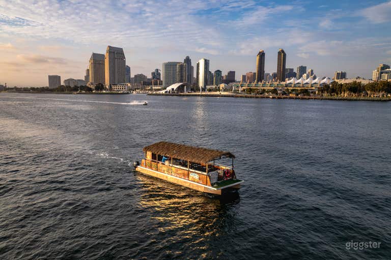  Tiki Time cruising by downtown San Diego. 