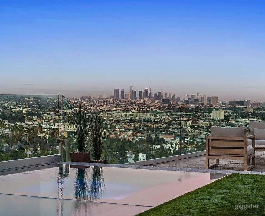 Hollywood Hills Pool Home with Stunning 180-degree Views Photo 2
