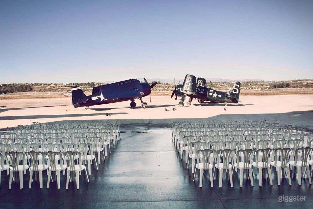 Wide Ramp outside Hangar for Events/Photoshoots Photo 1