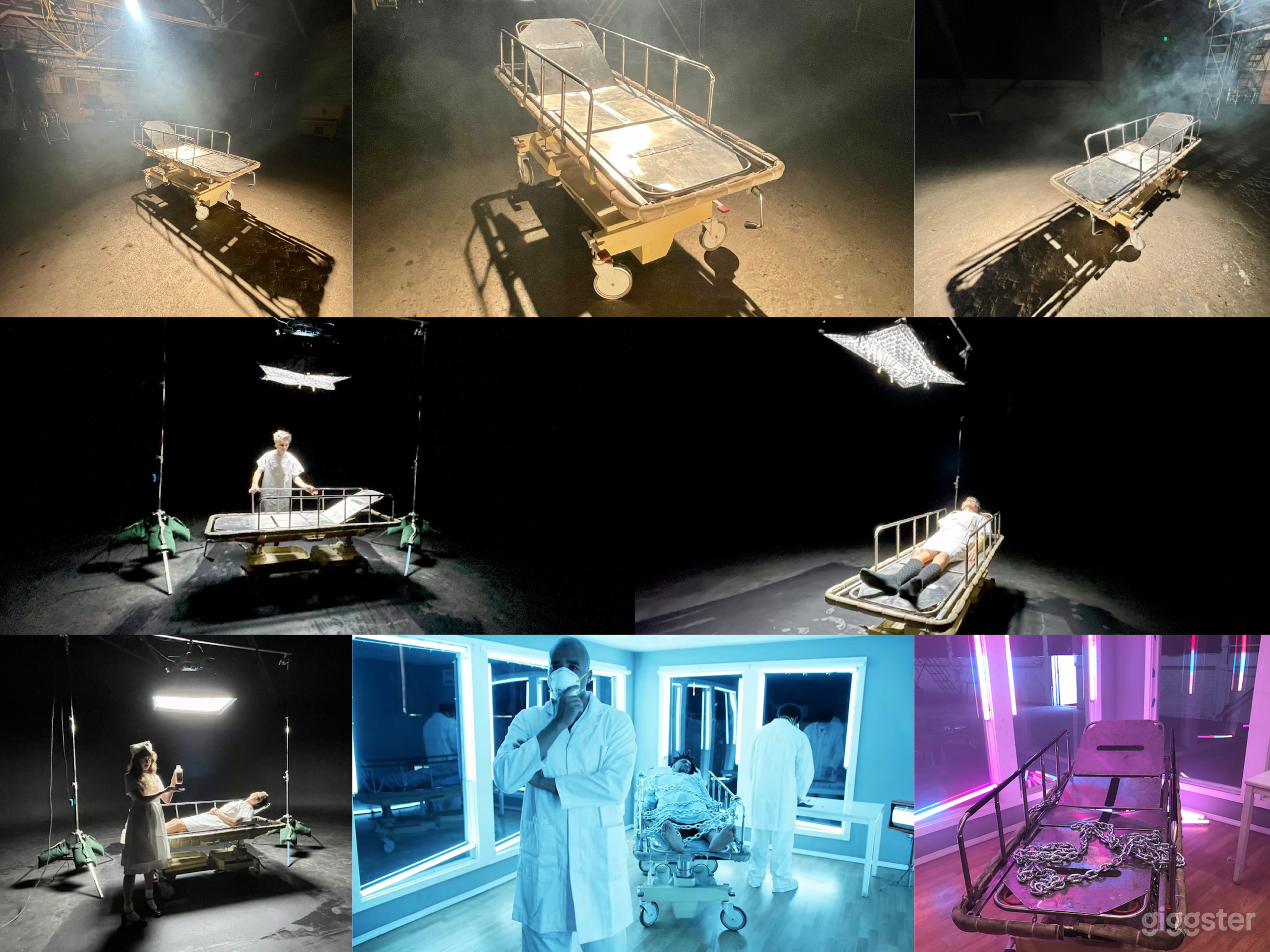 Old Hospital Gurney / Underground Hospital Set 🏥🚨