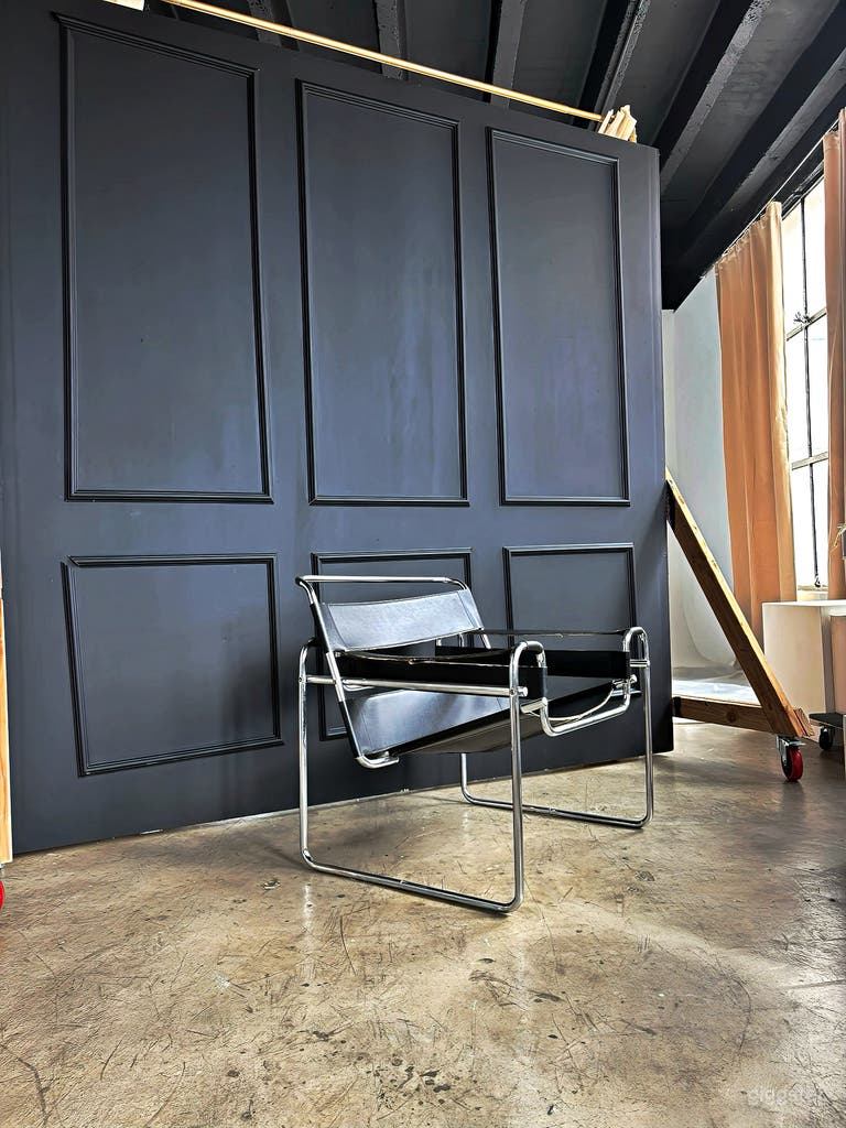  Black Panel Wall on wheels 8X8 