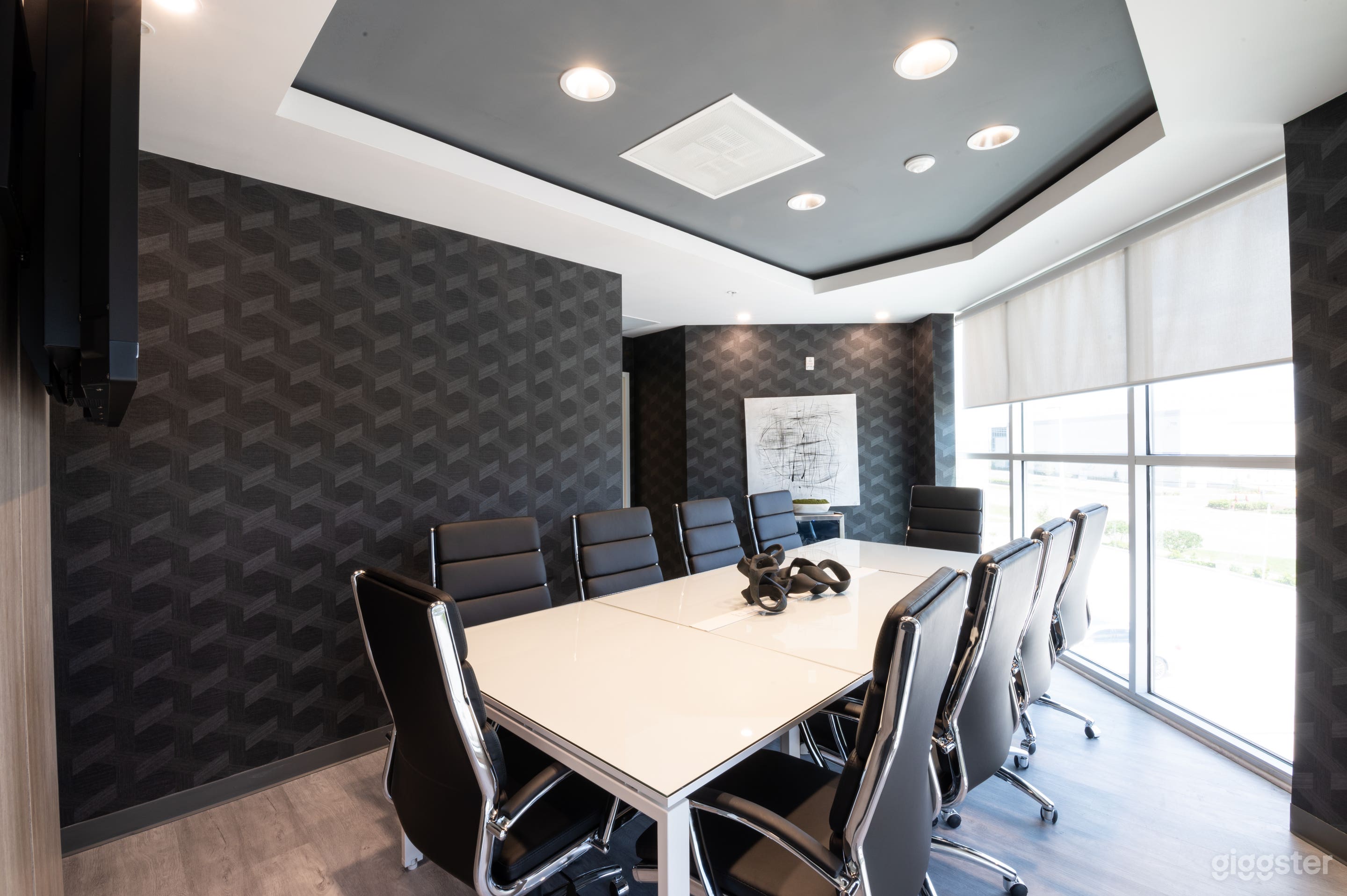 Comfortable, Sophisticated, and Modern 8 SEAT WHITE Conference Room Photo 4