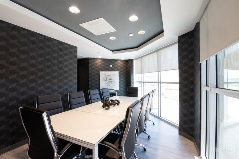  Comfortable, Sophisticated, and Modern 8 SEAT WHITE Conference Room 