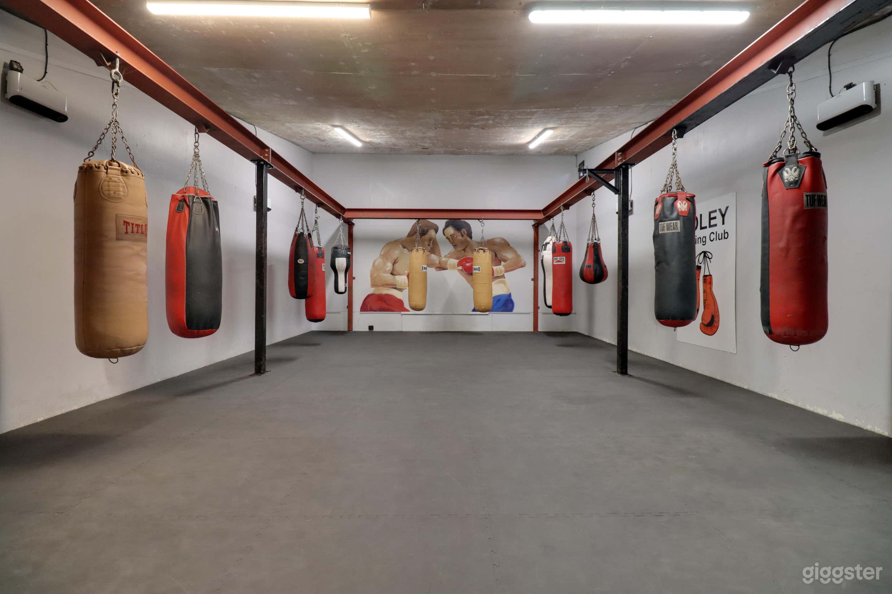 Authentic Old-School Boxing Gym - Ring, Bag Room & Balcony Photo 2
