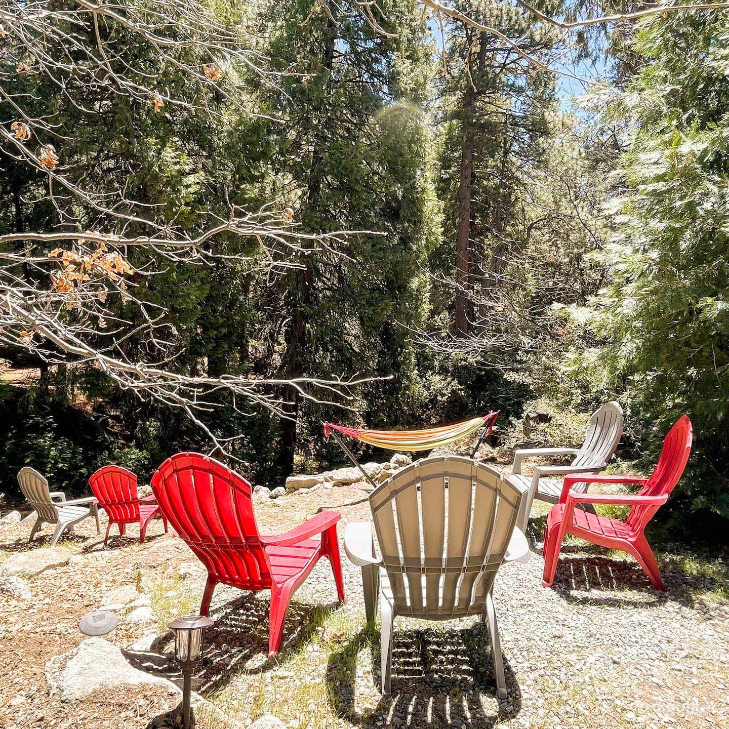 Outlook from the back view of the cabin