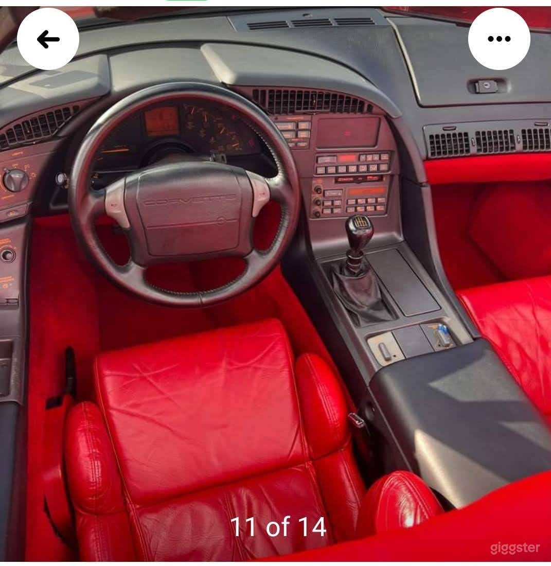 Red Chevrolet Corvette Convertible Photo 4