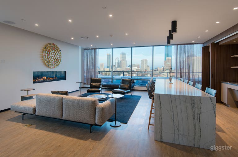  Contemporary Rooftop Lounge & Deck w/ Boston Views 