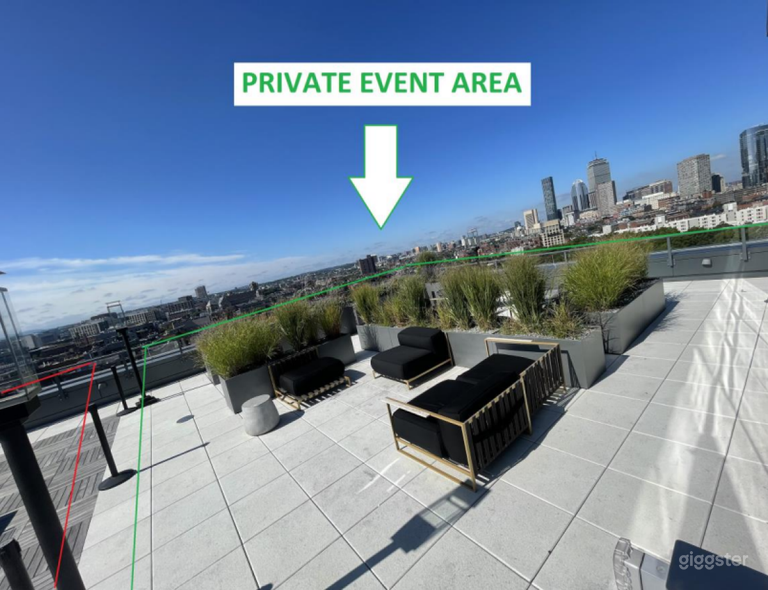  Contemporary Rooftop Lounge & Deck w/ Boston Views 