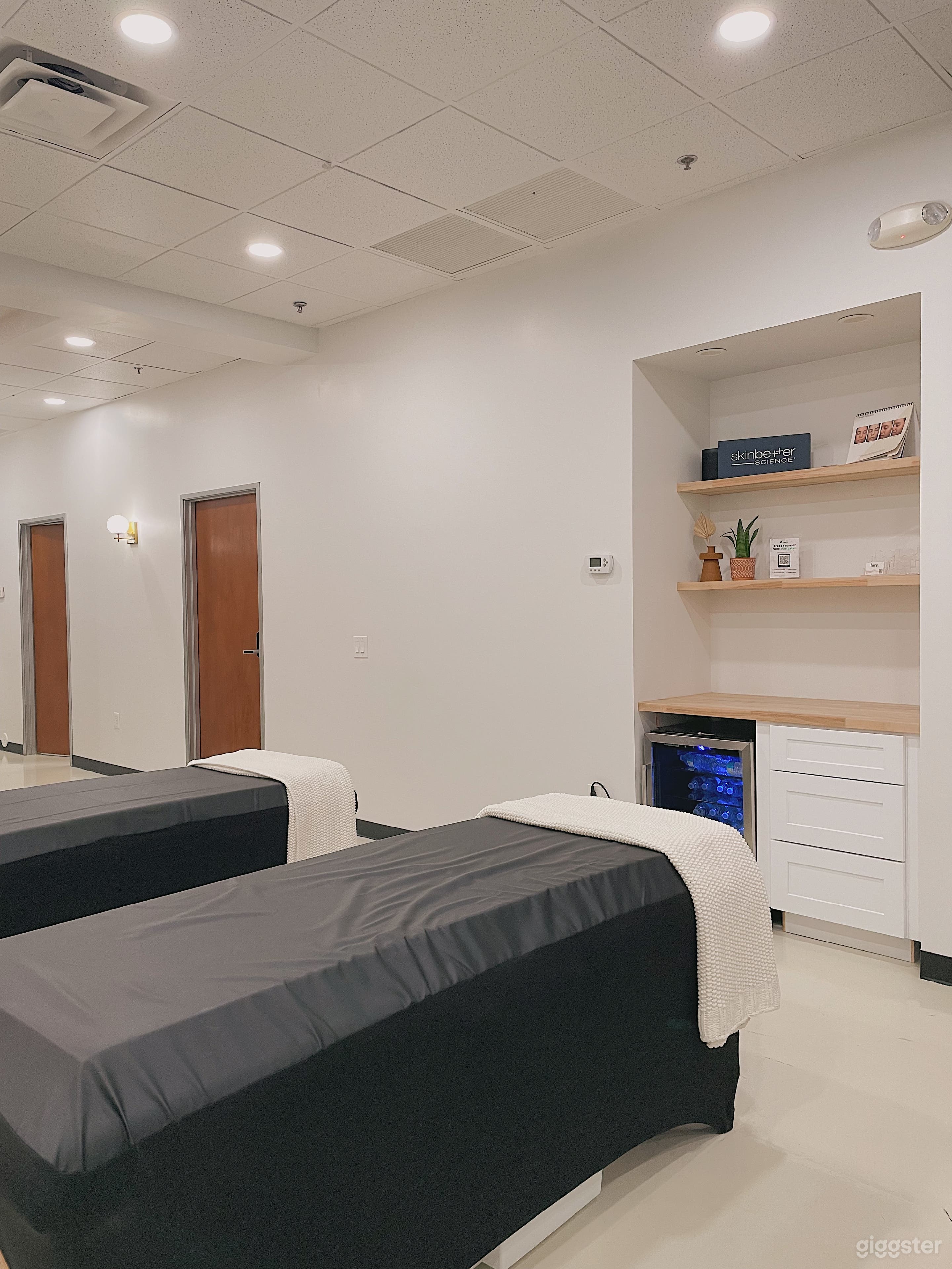 Fridge and concierge area