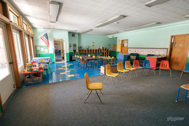  Charming Storybook School w/ Spacious Gym & Halls 