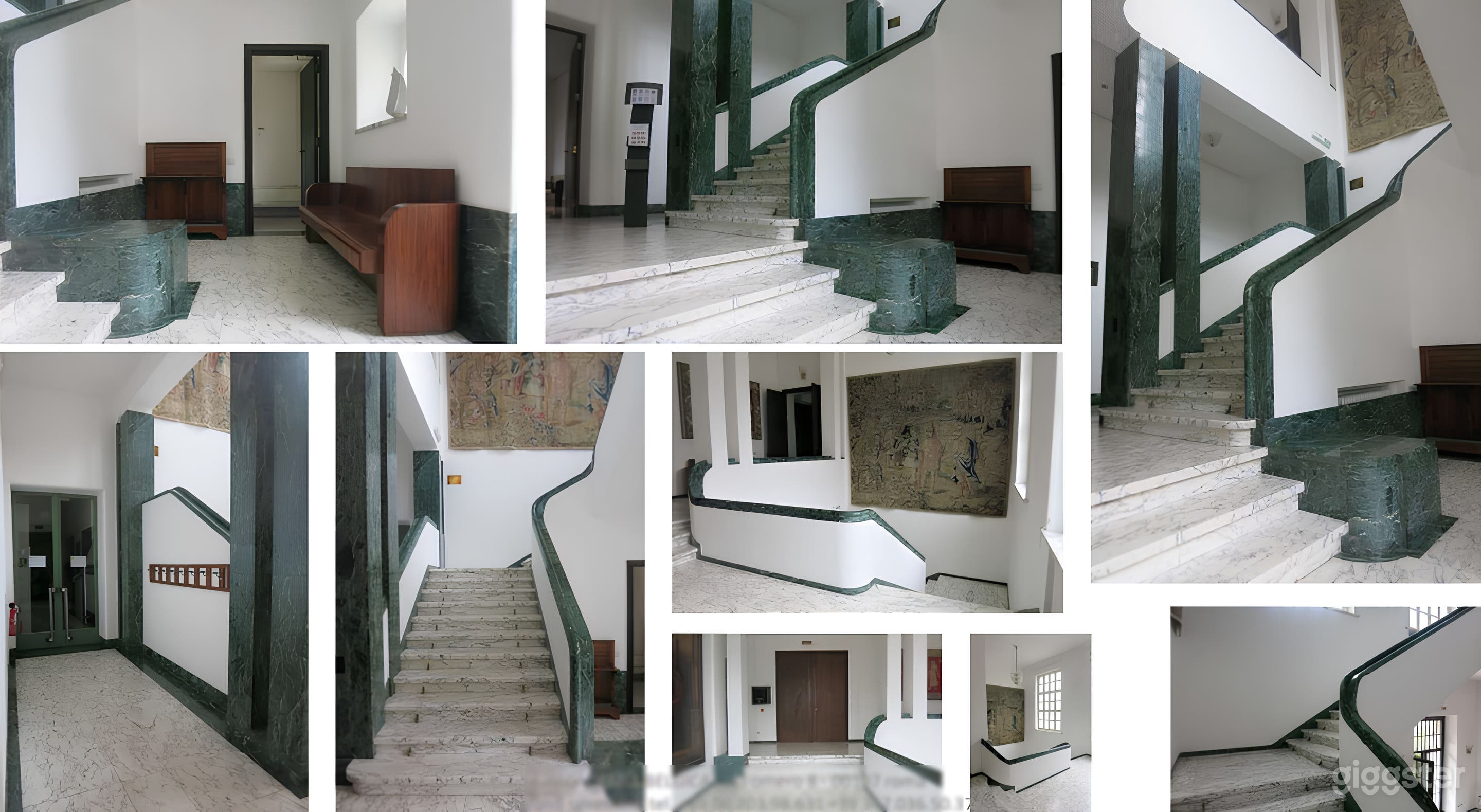 Scalinata Monumentale in Marmo & Atrio Storico Romano Photo 1