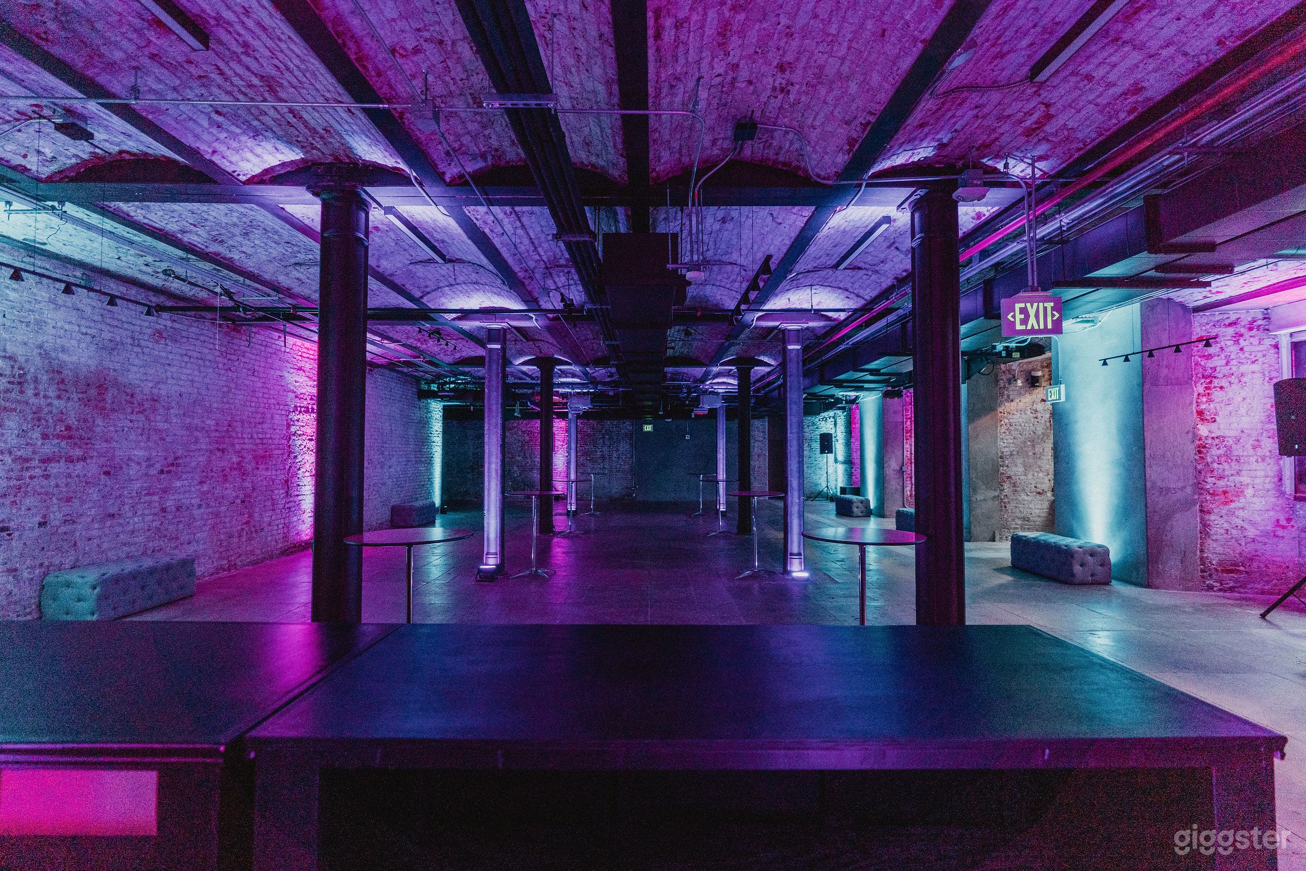 A bold, underground venue blending raw industrial style with historic vaults — 17,745 sq. ft. of flexible space for high-impact events and productions.
