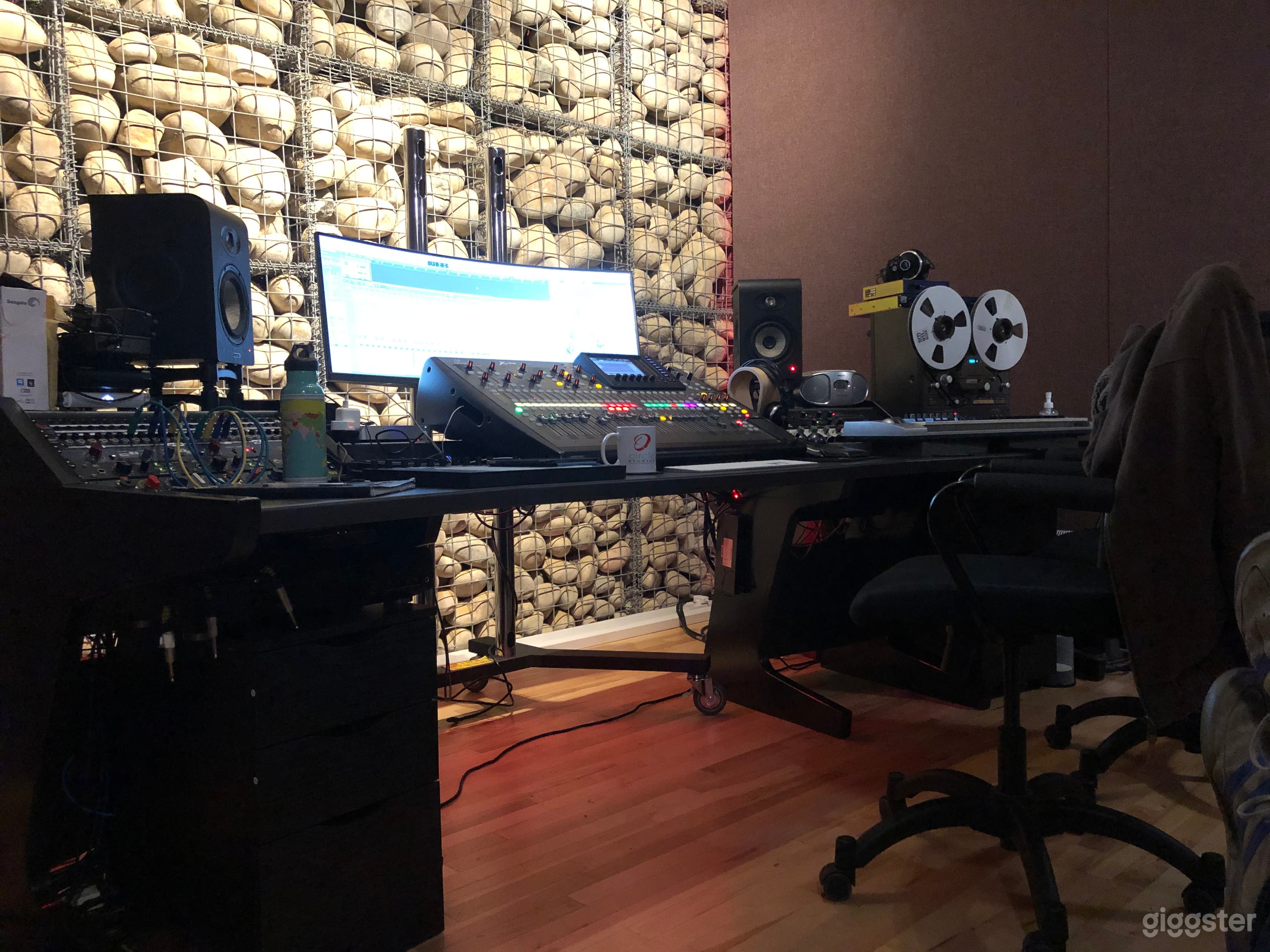 Premium Recording Studio With Feature Stone Wall Photo 3