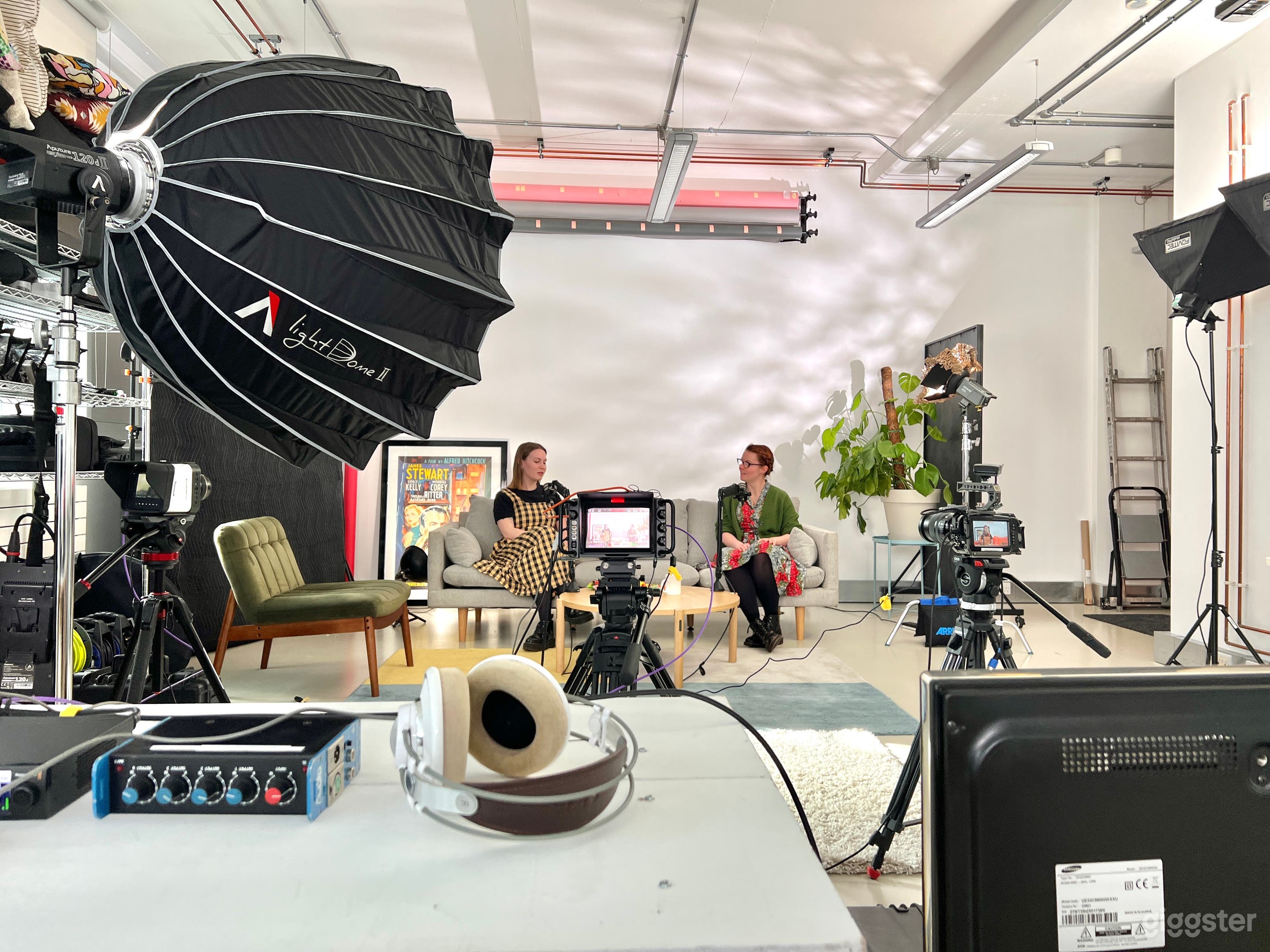 Ready to roll Podcast Studio