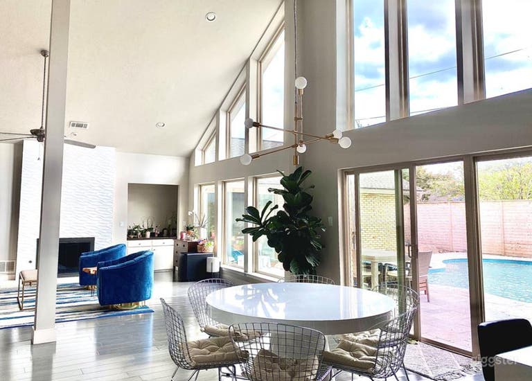  Swimming Pool with Waterfall 