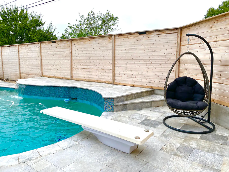  Swimming Pool with Waterfall 