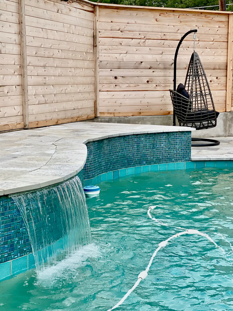  Swimming Pool with Waterfall 