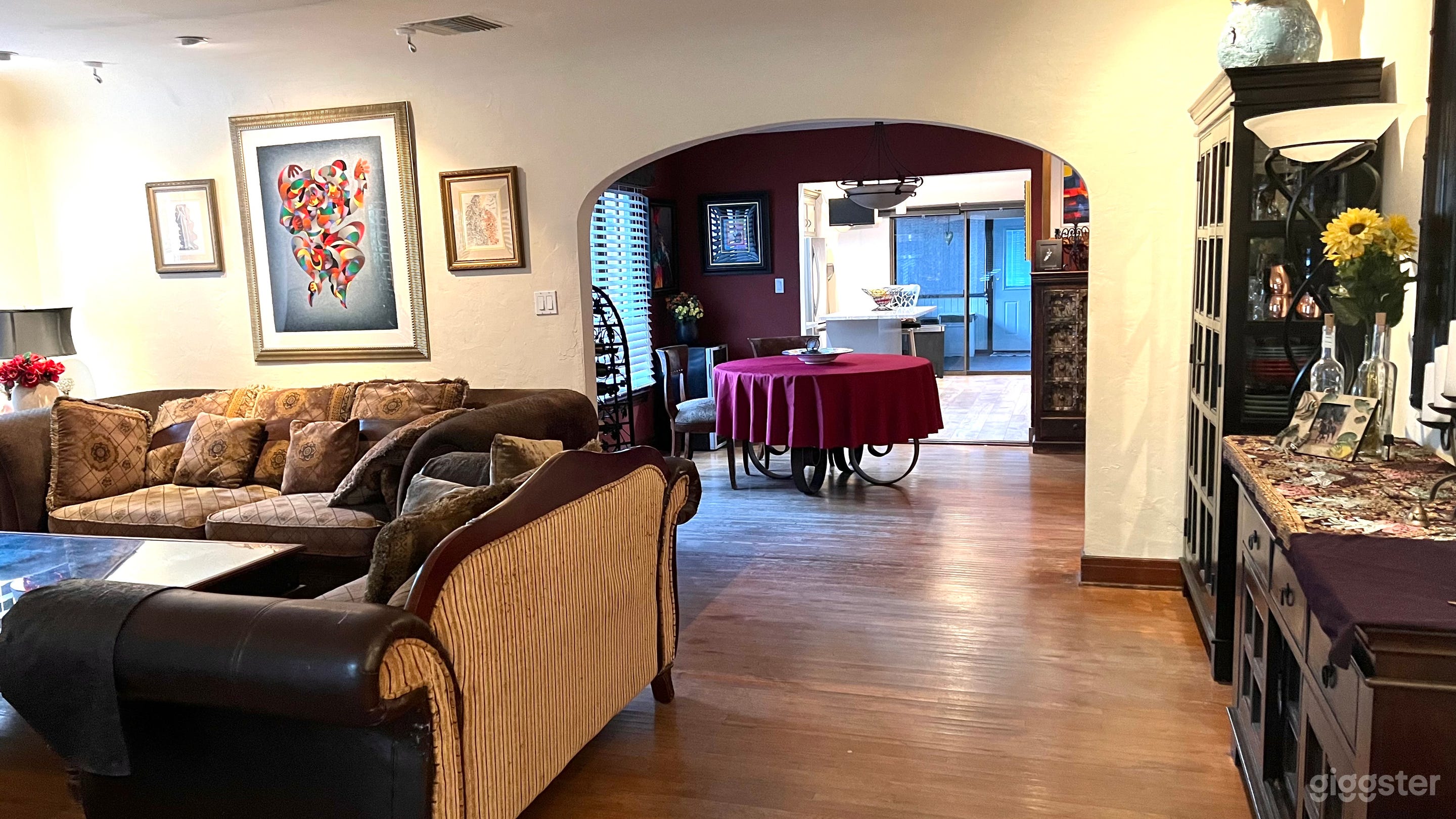 Living room from entrance.