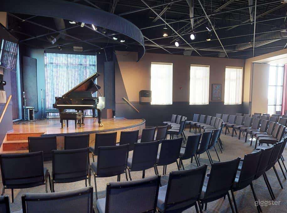 Performance Hall Inside A Piano Gallery  Photo 1