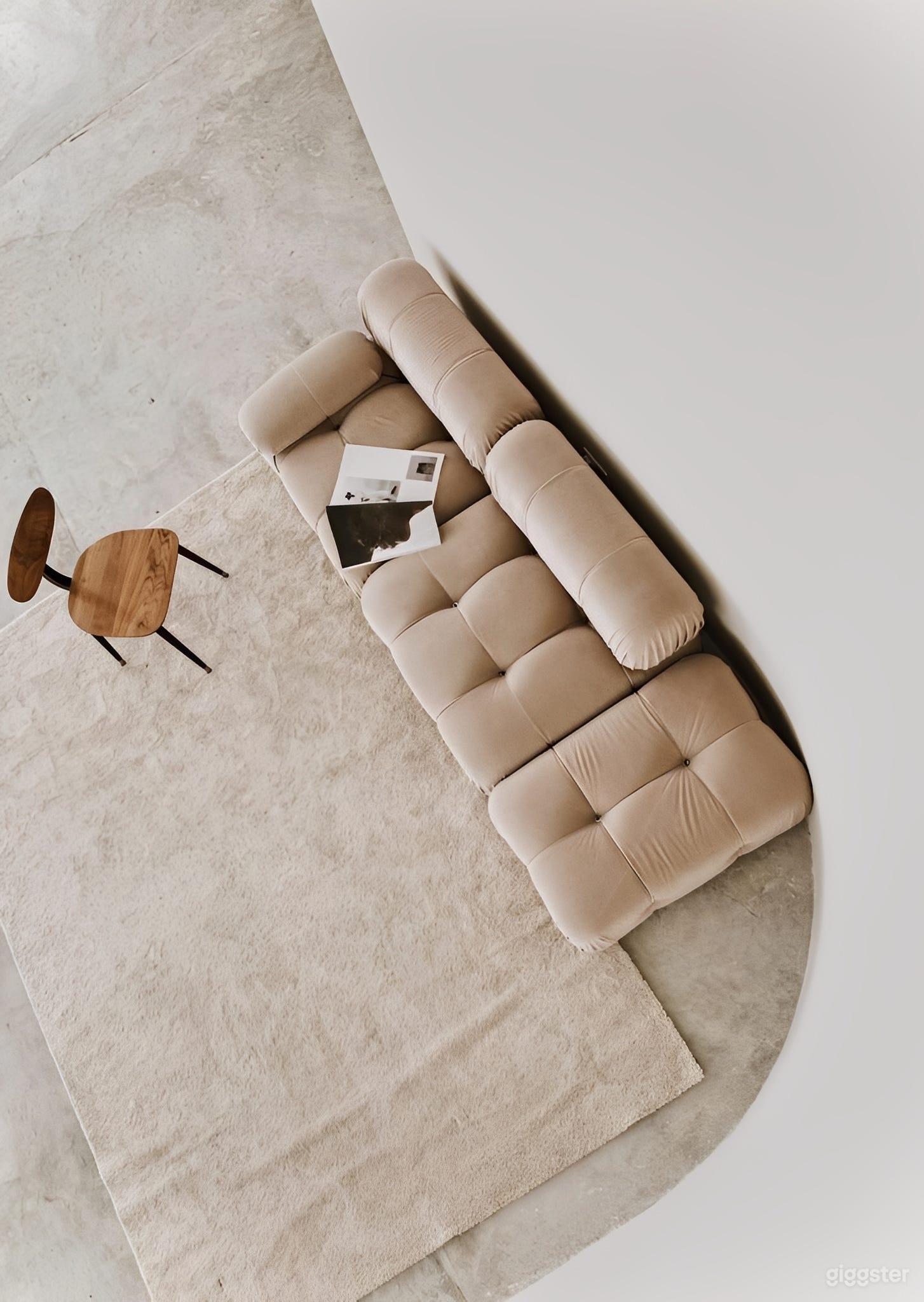 Light-Filled Minimalist White Studio Photo 4