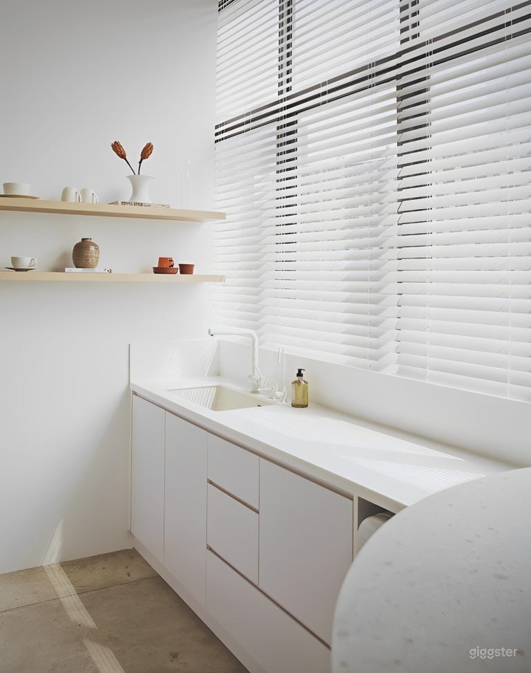  Light-Filled Minimalist White Studio 