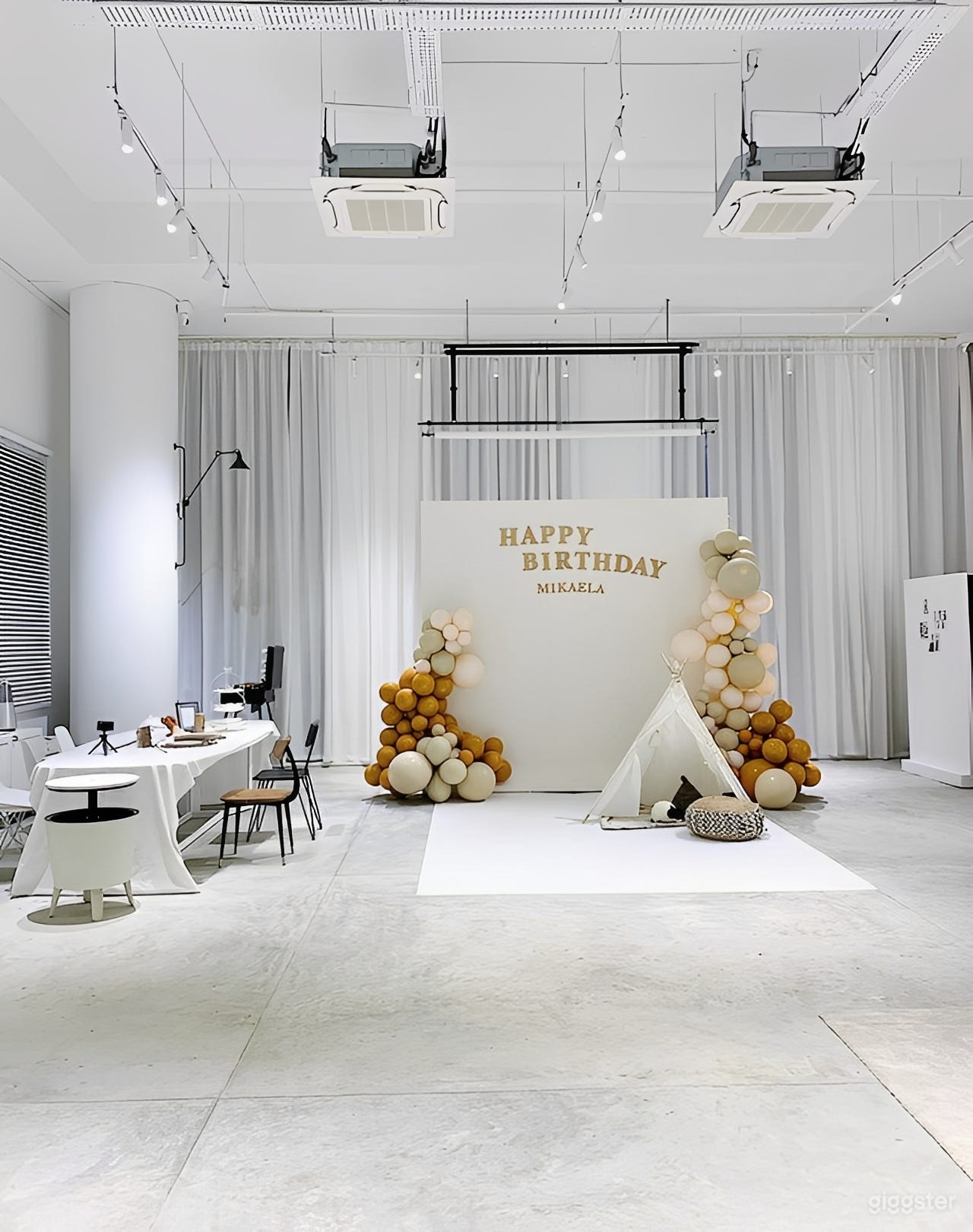 Light-Filled Minimalist White Studio Photo 2