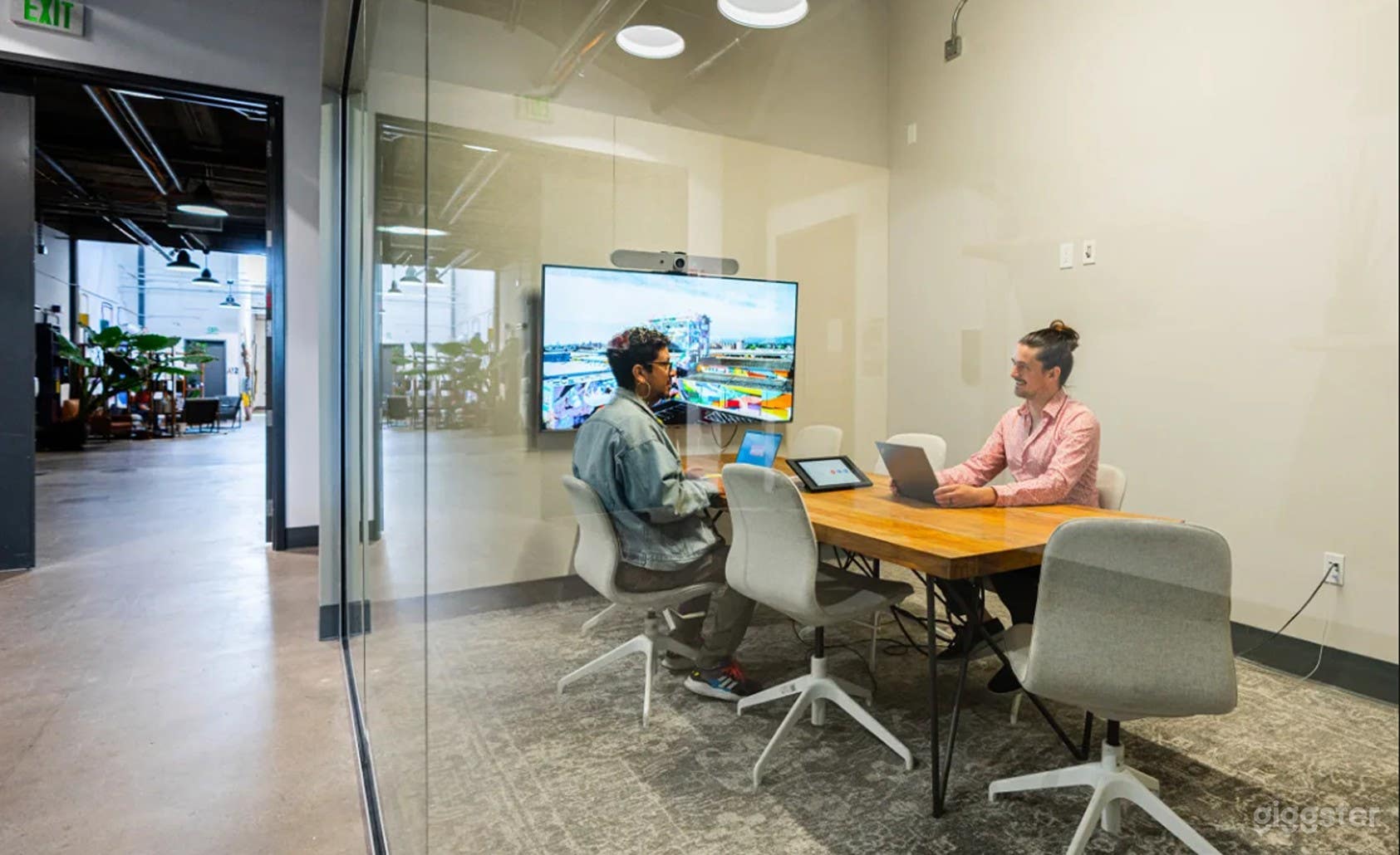 Zoom Enabled Meeting Room in Industrial Building Photo 2
