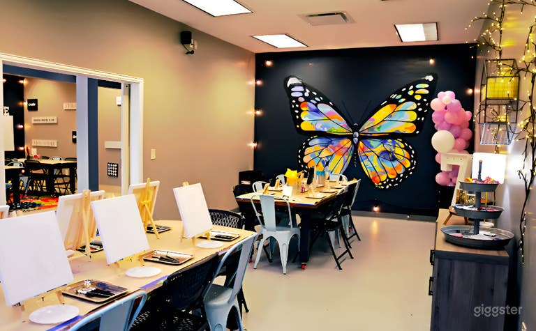  Un espacio ecléctico de arte DIY para eventos de todo tipo 