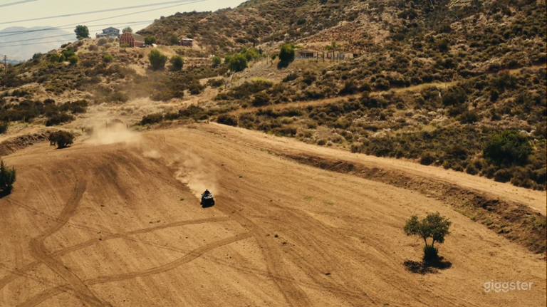  Ranch, open space, western town, barns, horses  