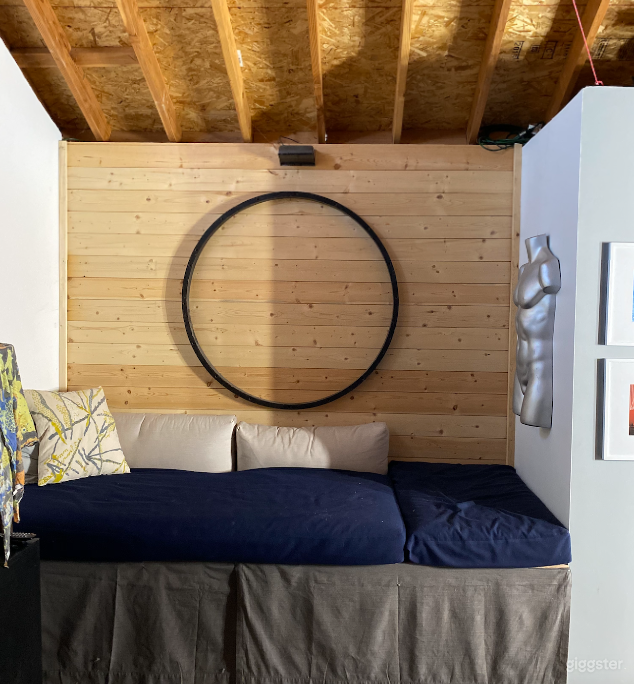 Seating fun backdrop  LIving room 