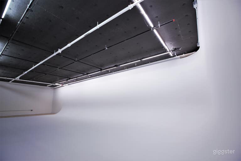  50’ White Cyc' Stage located in Chelsea, Manhattan 