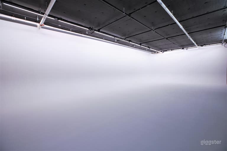  50’ White Cyc' Stage located in Chelsea, Manhattan 