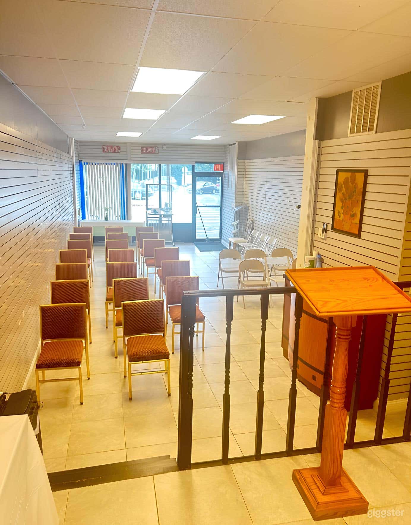 Open Storefront Venue with Stage & Flexible Setup Photo 2