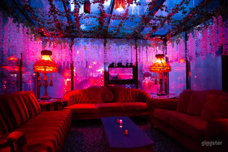  No matter the time of day, the atrium provides a sexy and secluded backdrop for parties or productions. 