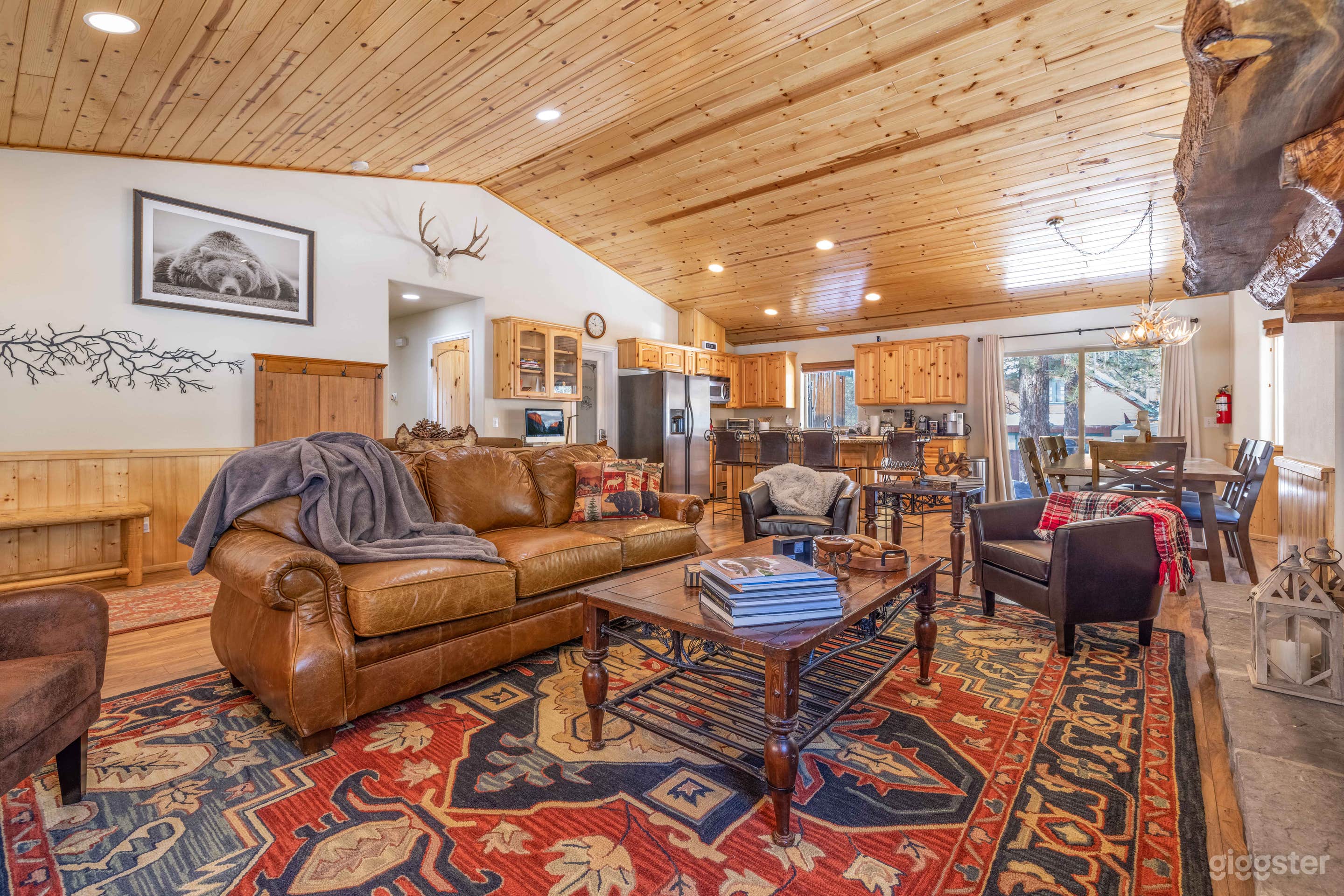 TimberWood Cabin Living Room